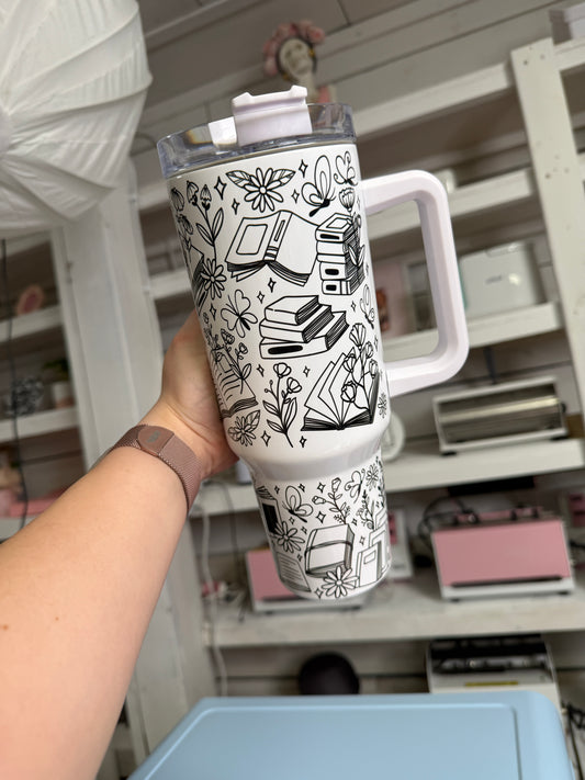 All Booked Up Oopsie 40oz tumbler