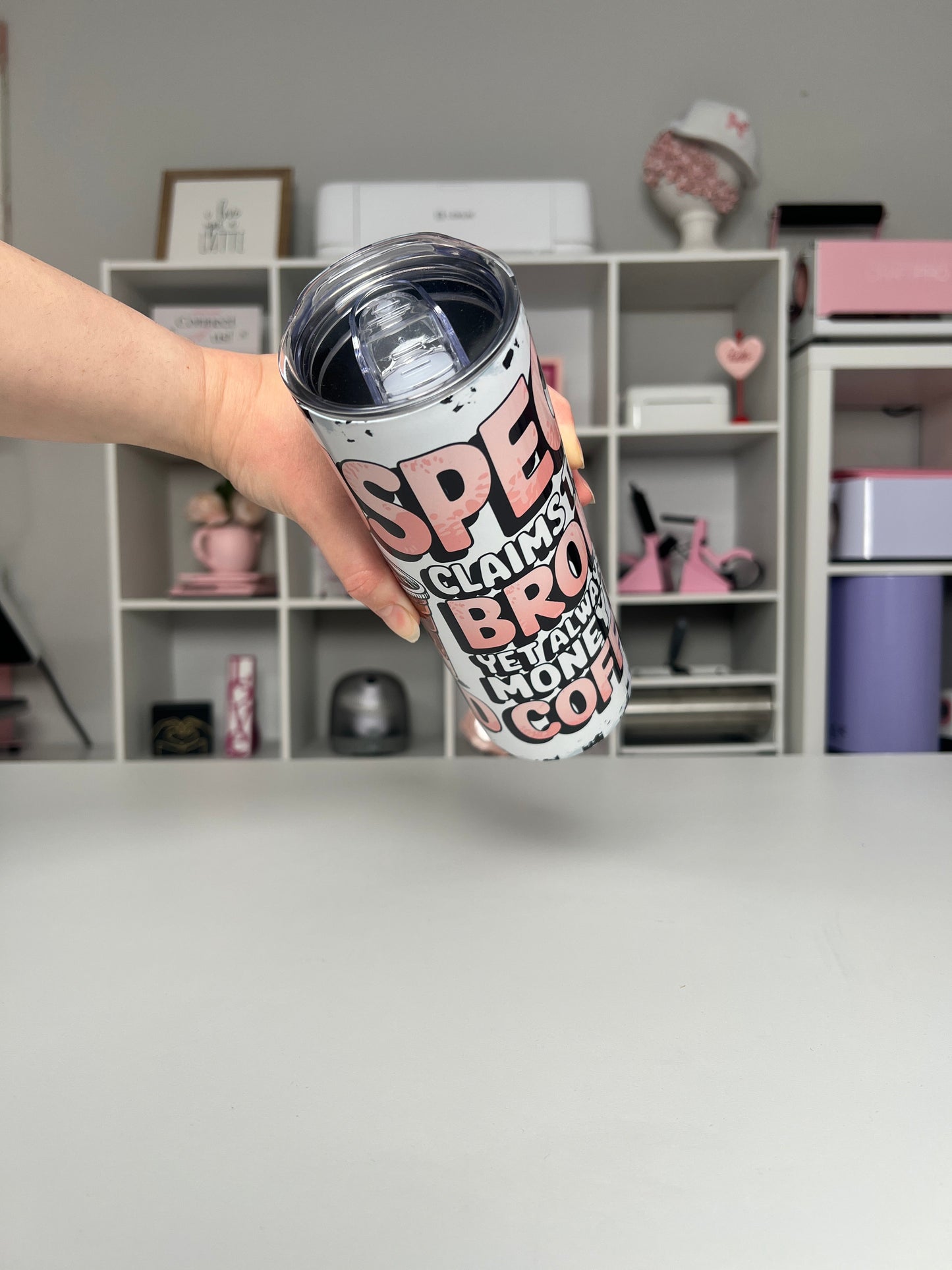 Not Broke For Coffee 20oz tumbler, Coffee quencher, Coffee Lover 20oz custom tumbler