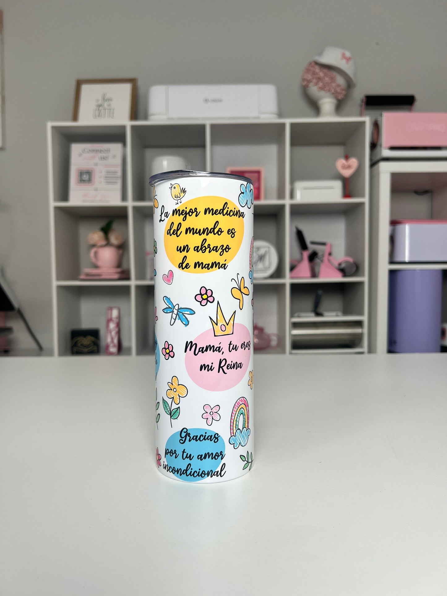 La Mejor Mama 20oz tumbler, Mama quencher, Mejor Mama 20oz custom tumbler