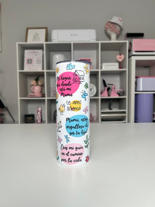 La Mejor Mama 20oz tumbler, Mama quencher, Mejor Mama 20oz custom tumbler