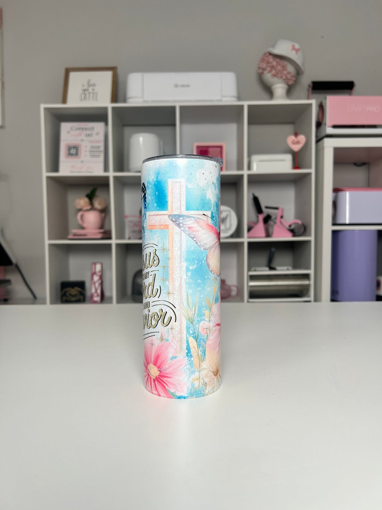Faith 20oz tumbler, Jesus quencher, Savior 20oz custom tumbler