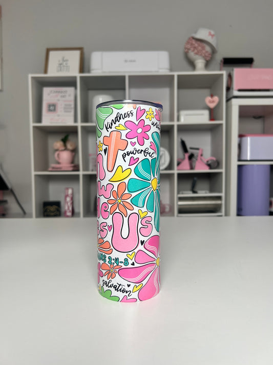 Faith 20oz tumbler, Love quencher, Christian 20oz custom tumbler