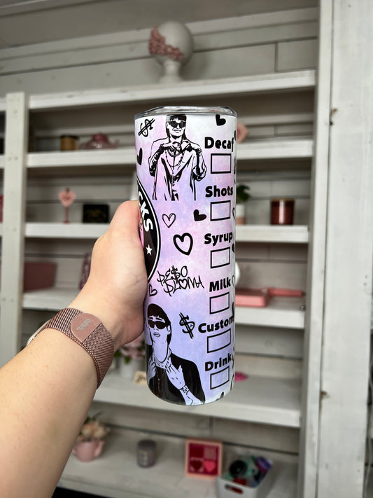 Kitty Pluma 20oz tumbler