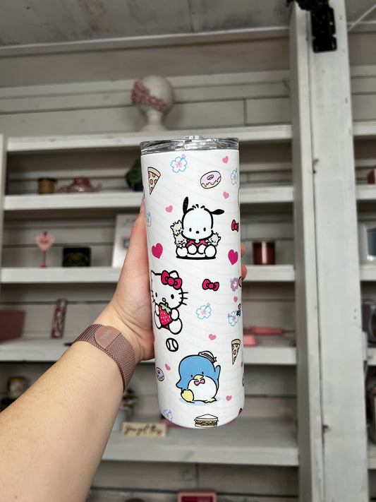 Cartoon Kitty 20oz tumbler
