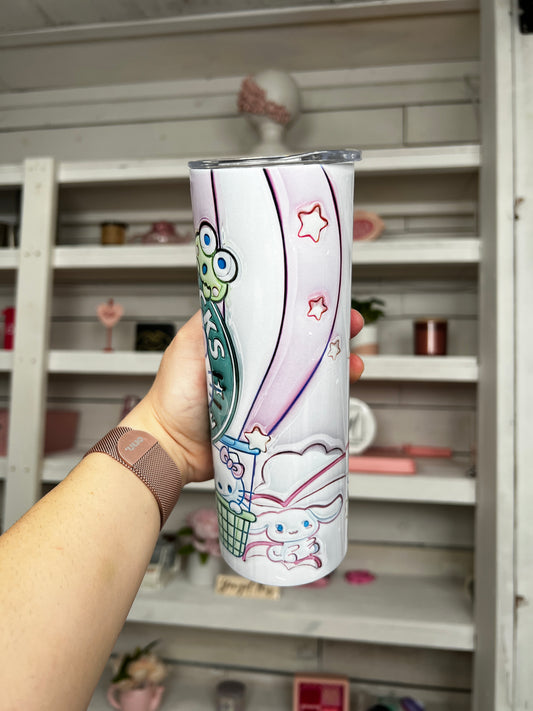 Cartoon Friends 20oz tumbler