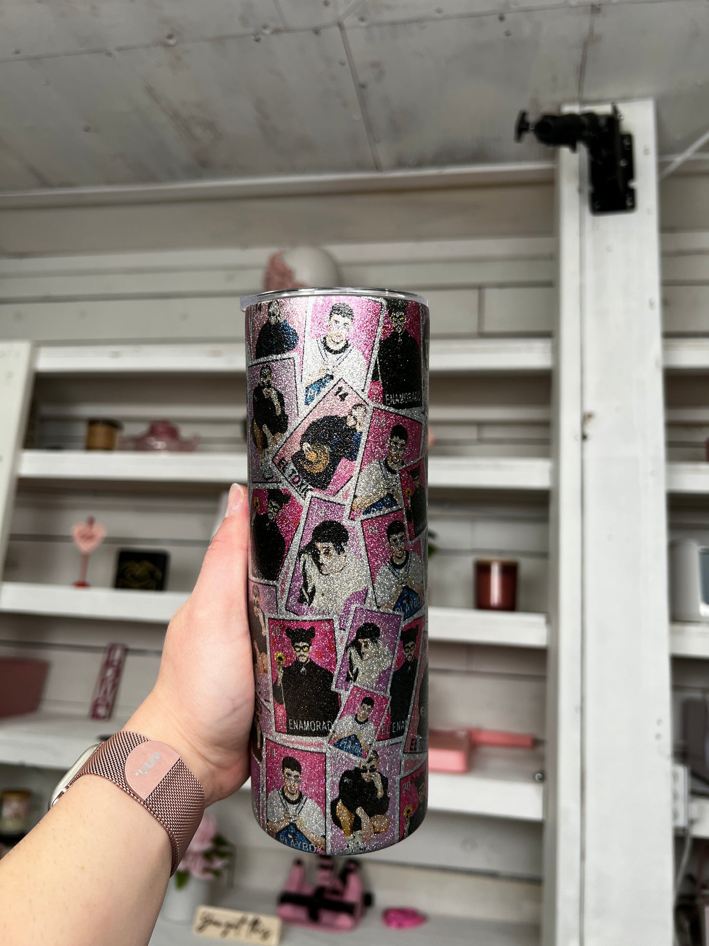 Bunny Love Glitter 20oz Tumbler