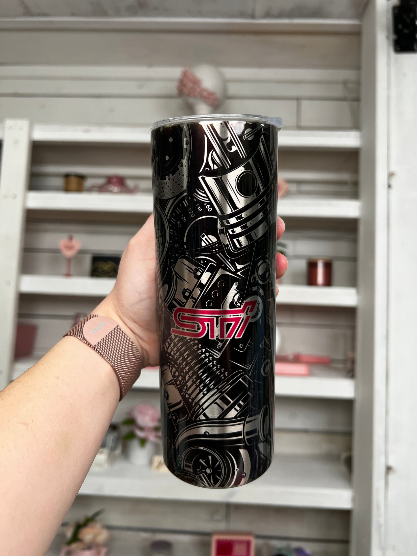 SRT Car Parts 20oz Tumbler Stainless Look