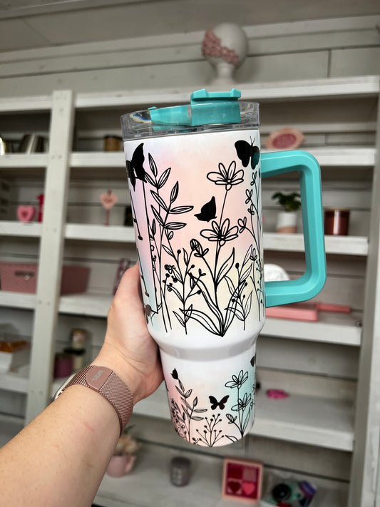 Mama Blue 40oz tumbler