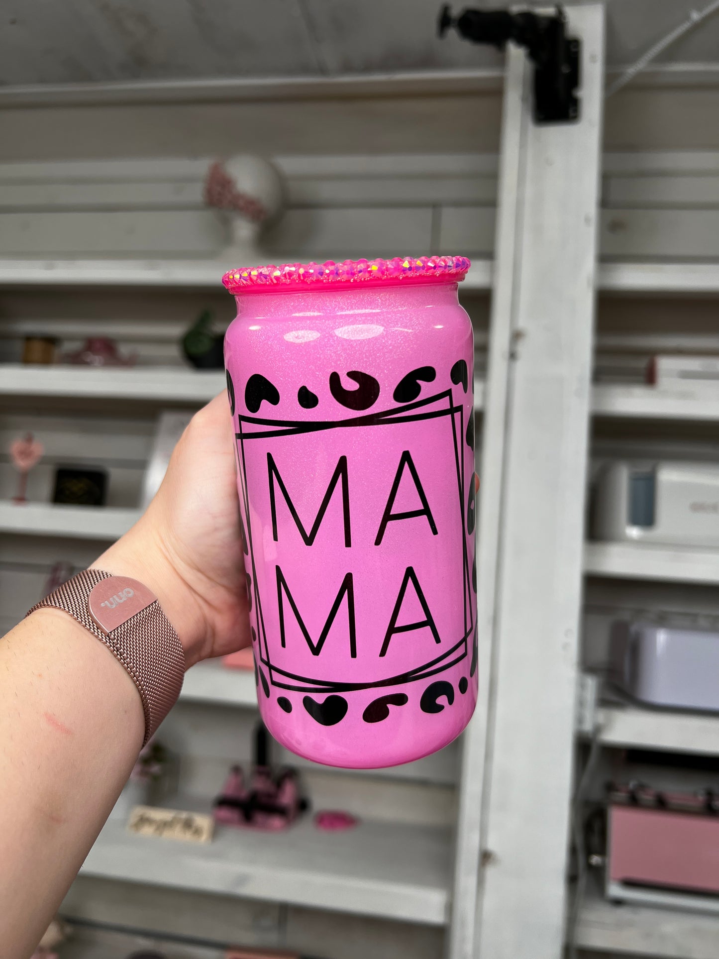 Mama 16oz Glass Can