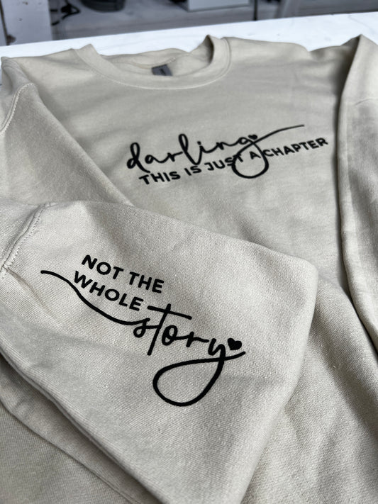 Not the Whole Story Sand Medium Sweater