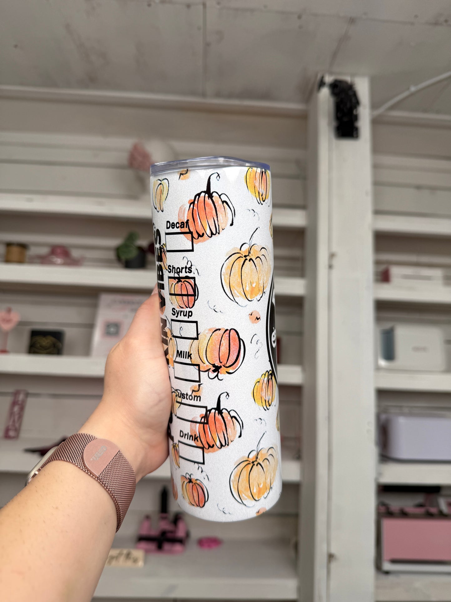 Pumpkin Vibes 20oz tumbler