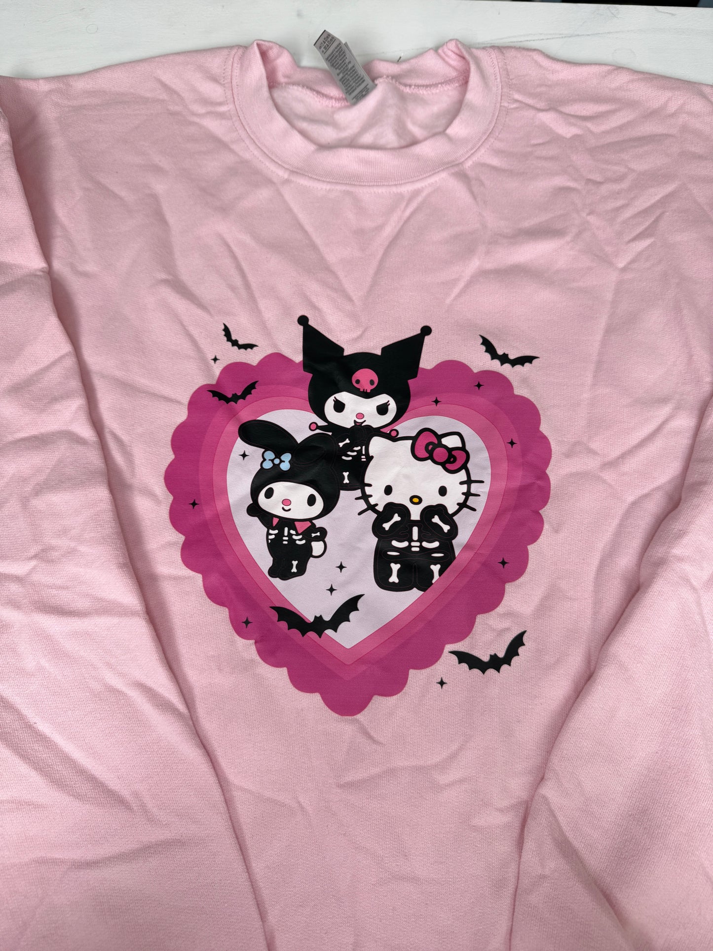 Halloween Kitty Pink X-Large Sweater