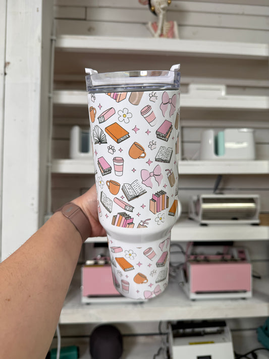 Bookish Vibes Oopsie 40oz tumbler