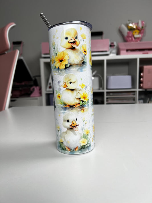 Ducks 20oz tumbler, Funny custom tumbler, Sassy custom stainless tumbler