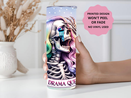 Drama Queen 20oz tumbler, Funny tumbler, Sarcasm custom stainless tumbler