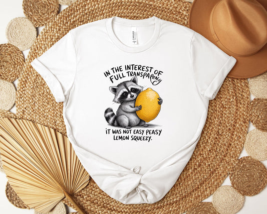 Not Easy Peasy T-shirt, Sarcastic Shirt, Funny Shirt, Cute Shirt