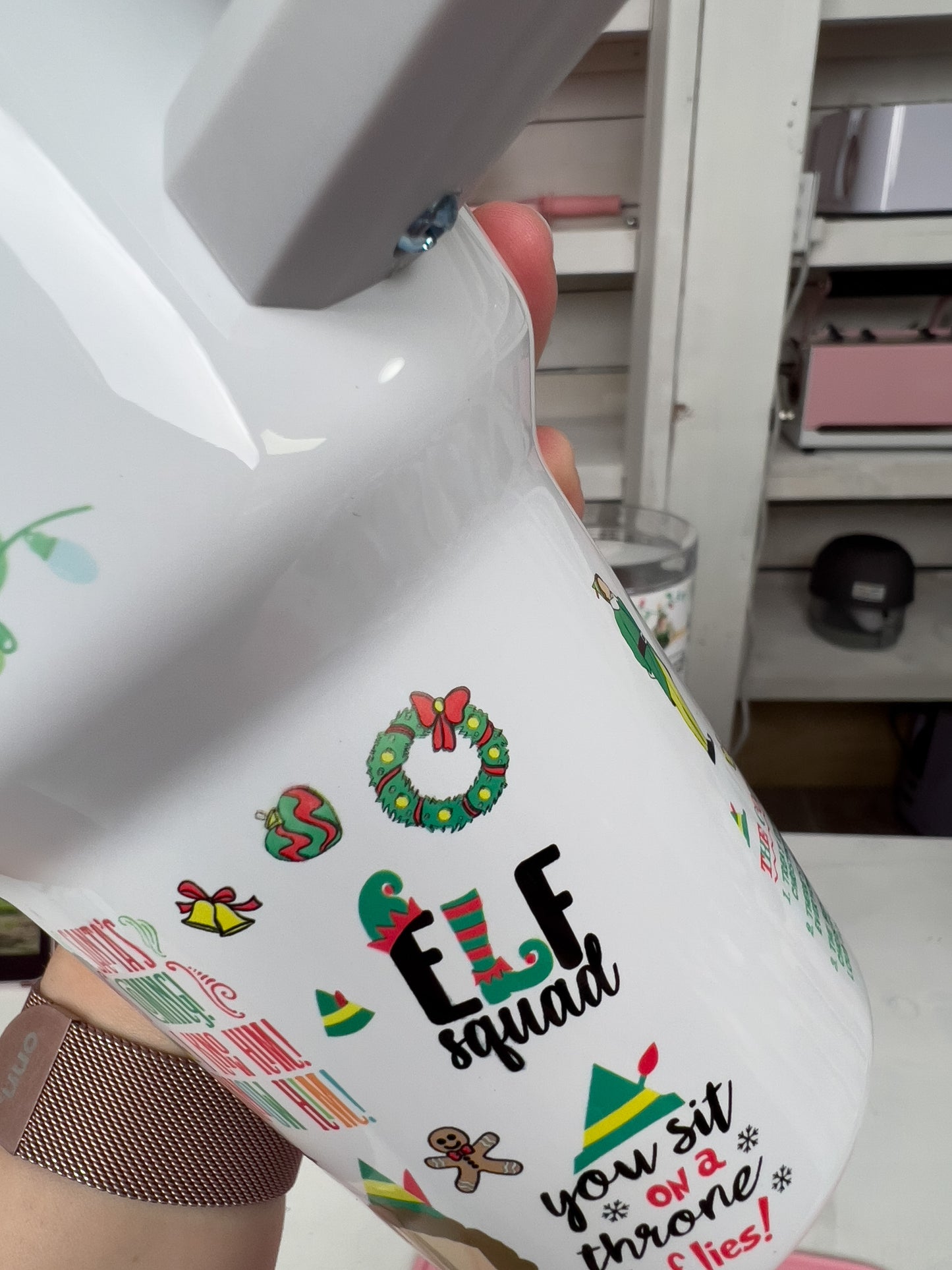 Holiday Elf Oopsie 40oz tumbler 2