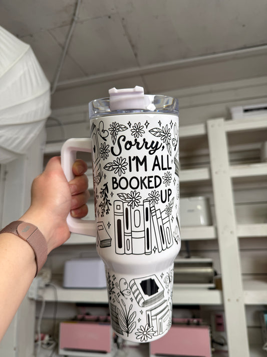 All Booked Up Oopsie 40oz tumbler