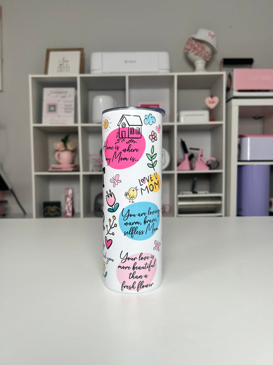 Best Mama 20oz tumbler, Mama quencher, Mejor Mama 20oz custom tumbler