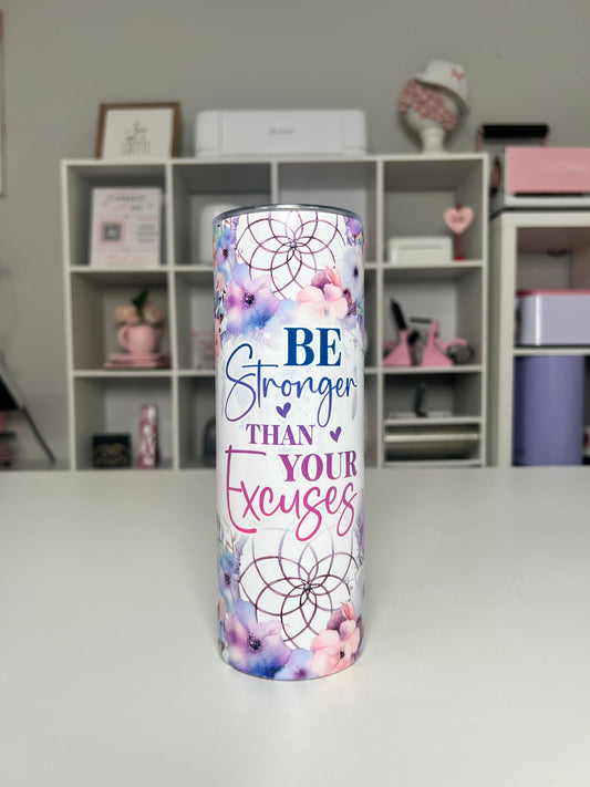 Be Strong 20oz tumbler, Positive quencher, Dreamcatcher 20oz custom tumbler