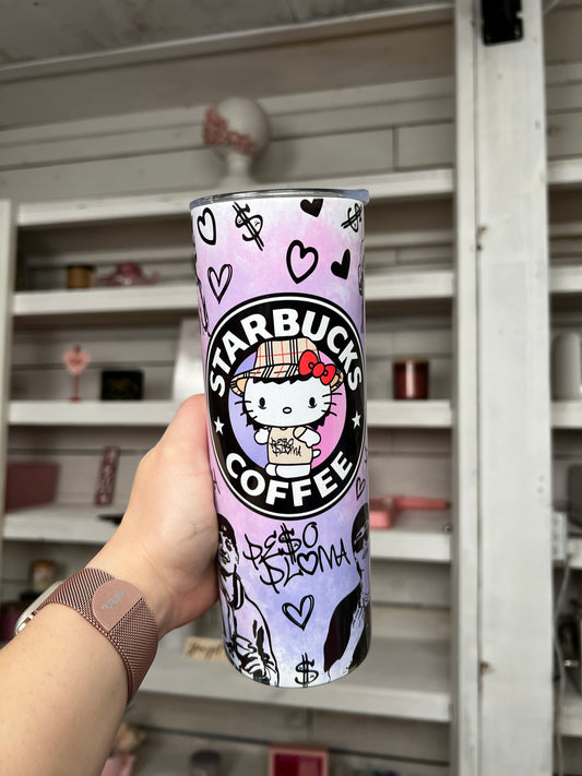 Kitty Pluma 20oz tumbler