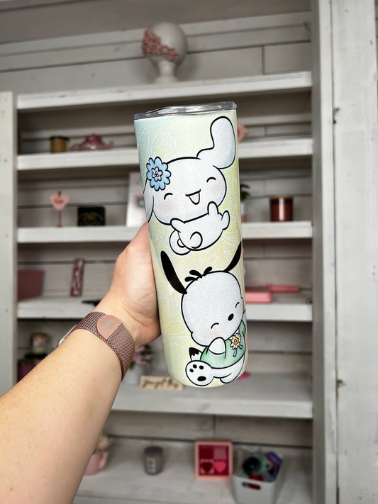 Cartoon Kitty Friends 20oz tumbler