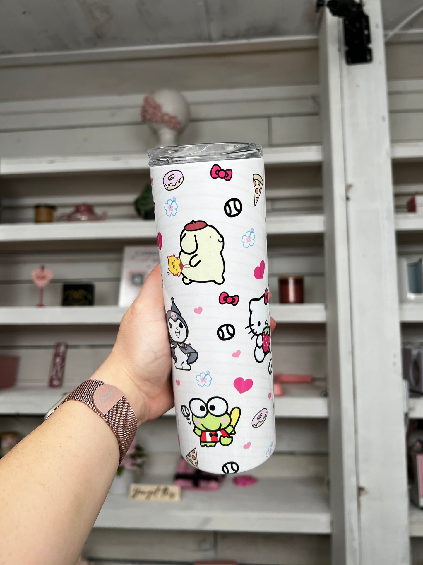 Cartoon Kitty 20oz tumbler