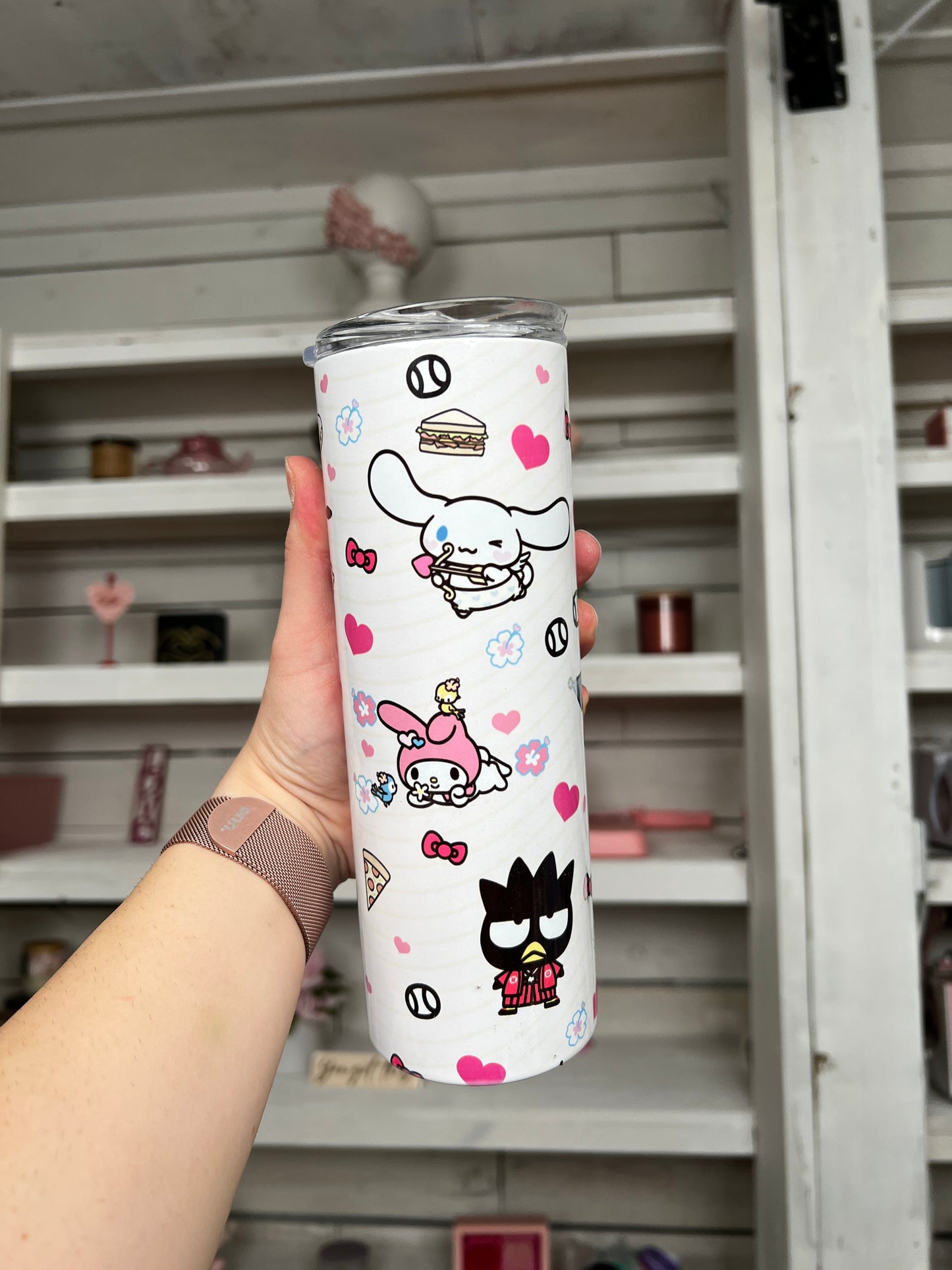 Cartoon Kitty 20oz tumbler