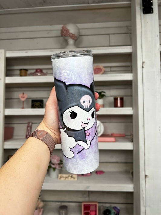 Cartoon Purple 20oz tumbler