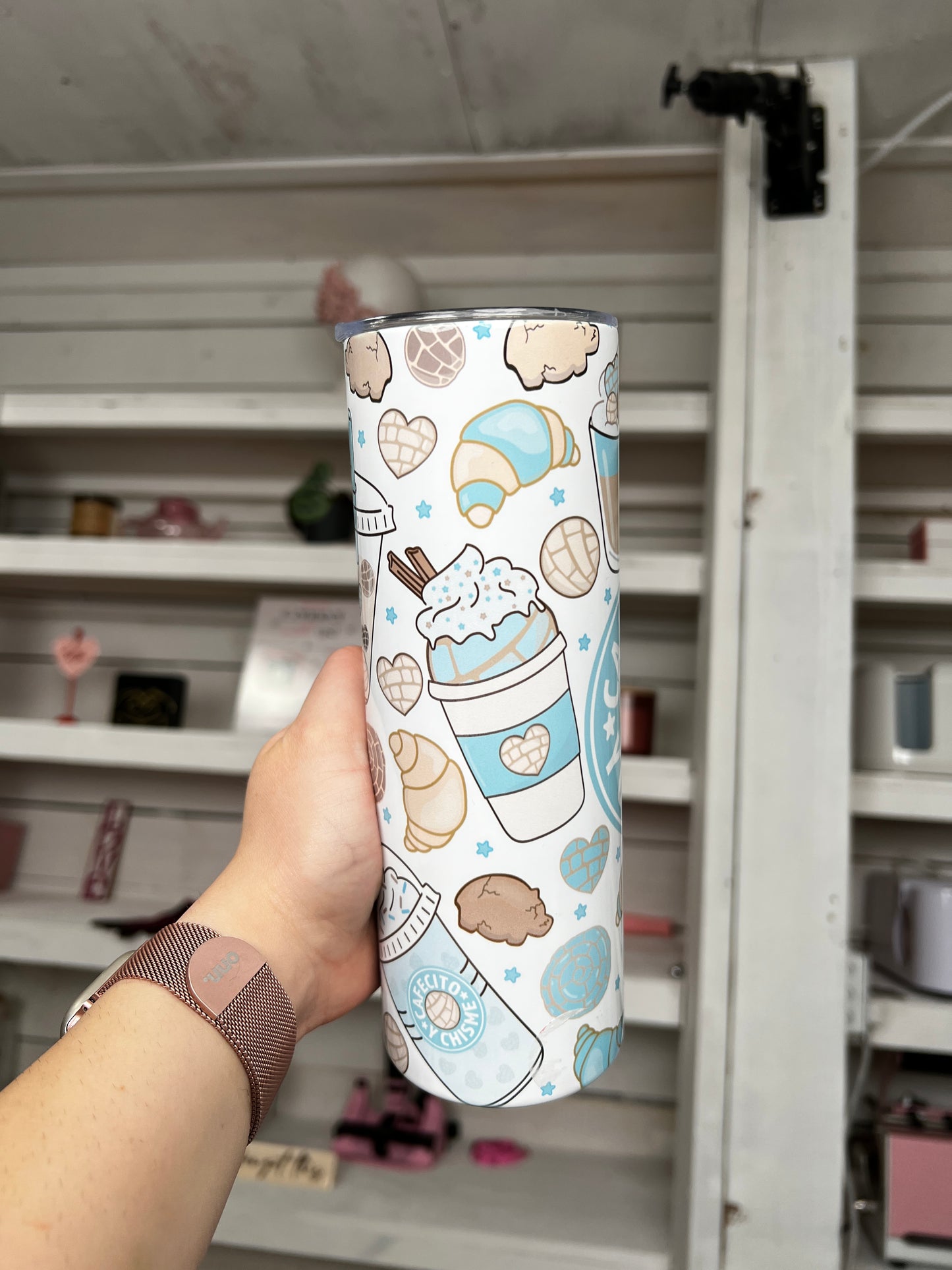 Blue Cafecito 20oz tumbler