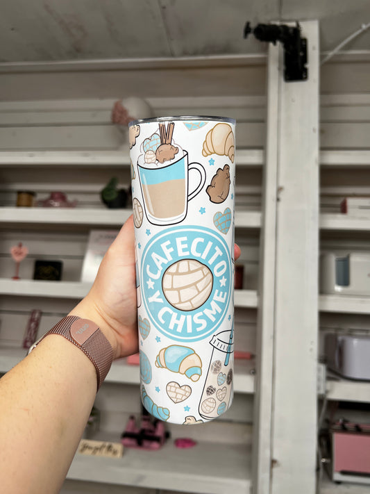 Blue Cafecito 20oz tumbler