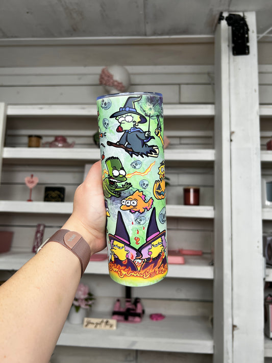 Cartoon Glow in Dark 20oz tumbler