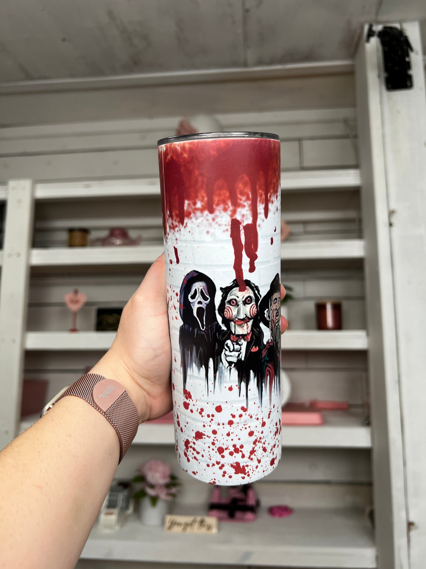 Bloody Friends Glow in Dark 20oz tumbler