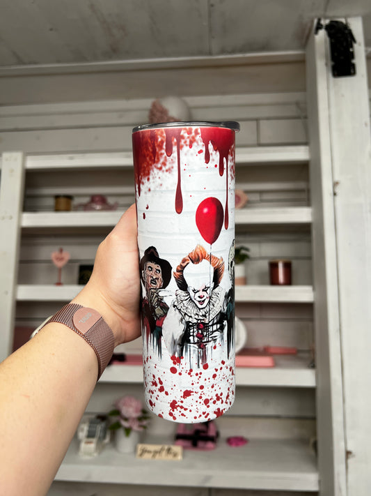 Bloody Friends Glow in Dark 20oz tumbler
