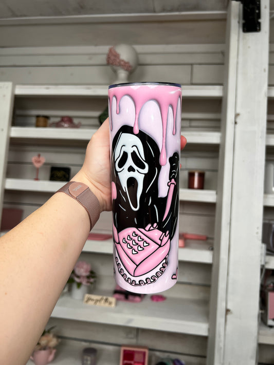 You Hang Up Pink 20oz tumbler