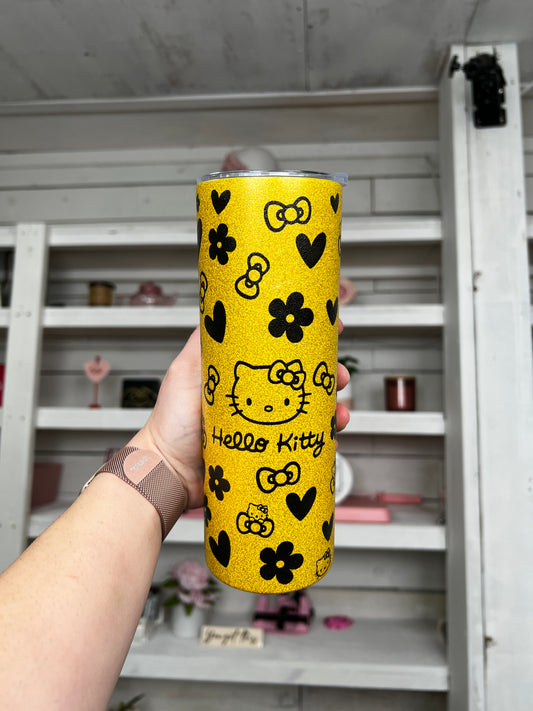 Glitter Kitty 20oz tumbler