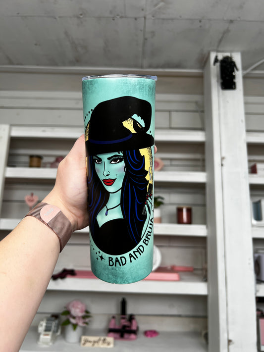 Bad and Bruja 20oz tumbler