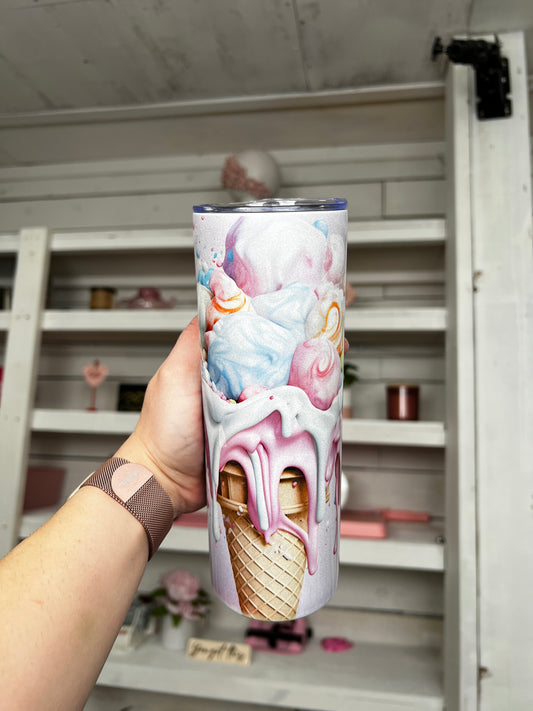 Pastel Ice Cream 20oz Tumbler