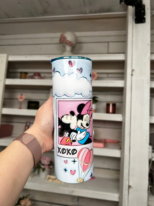Valentine Mouse Couple 20oz Tumbler