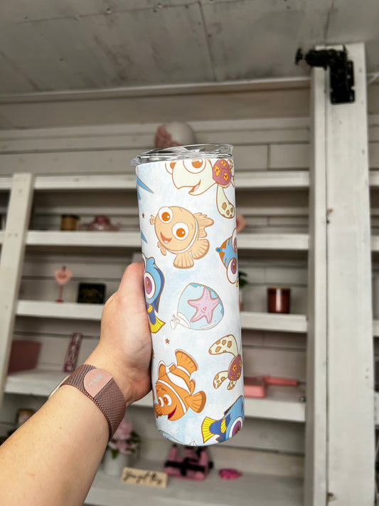 Fish Friends Couple 20oz Tumbler