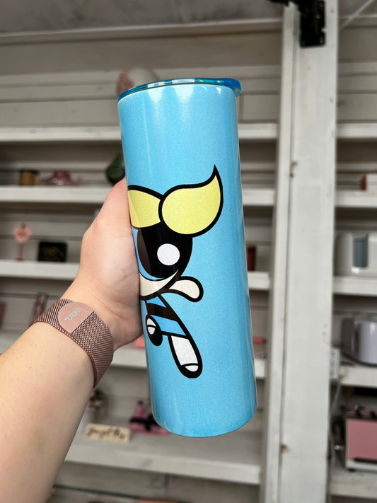 Bubbles Blue 20oz Tumbler