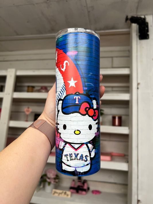 Sports Kitty Texas 20oz Tumbler
