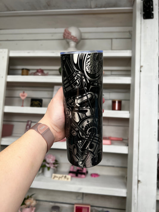 Car Parts Hellcat 20oz Tumbler Stainless Look