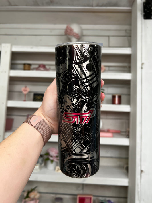SRT Car Parts 20oz Tumbler Stainless Look