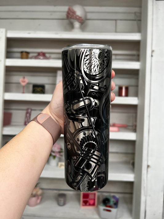 SRT Car Parts 20oz Tumbler Stainless Look