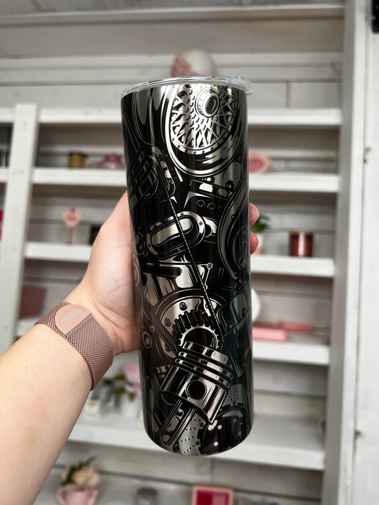Toyota Car Parts 20oz Tumbler Stainless Look