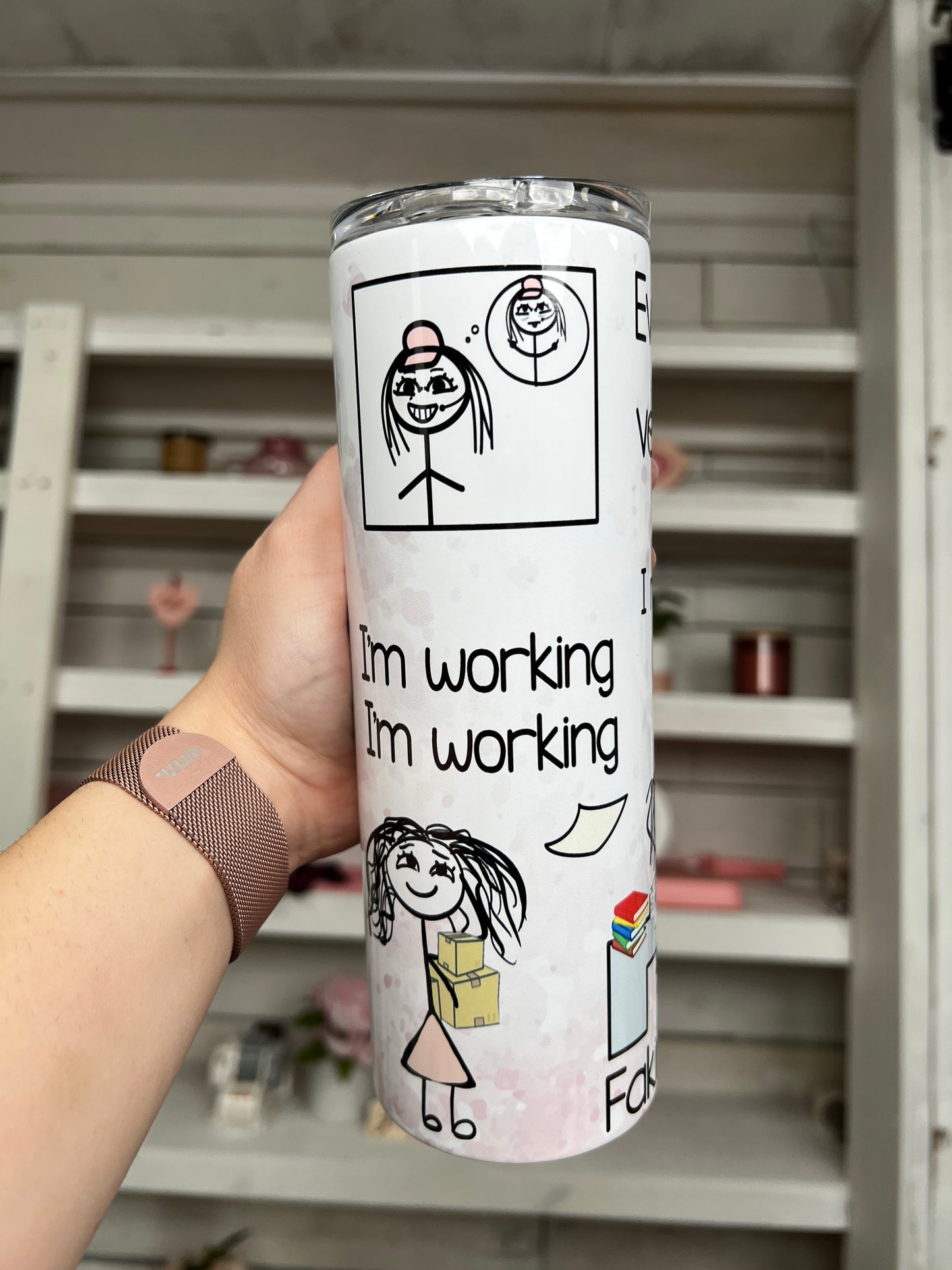 Don't Wanna Work Anymore Office 20oz Tumbler