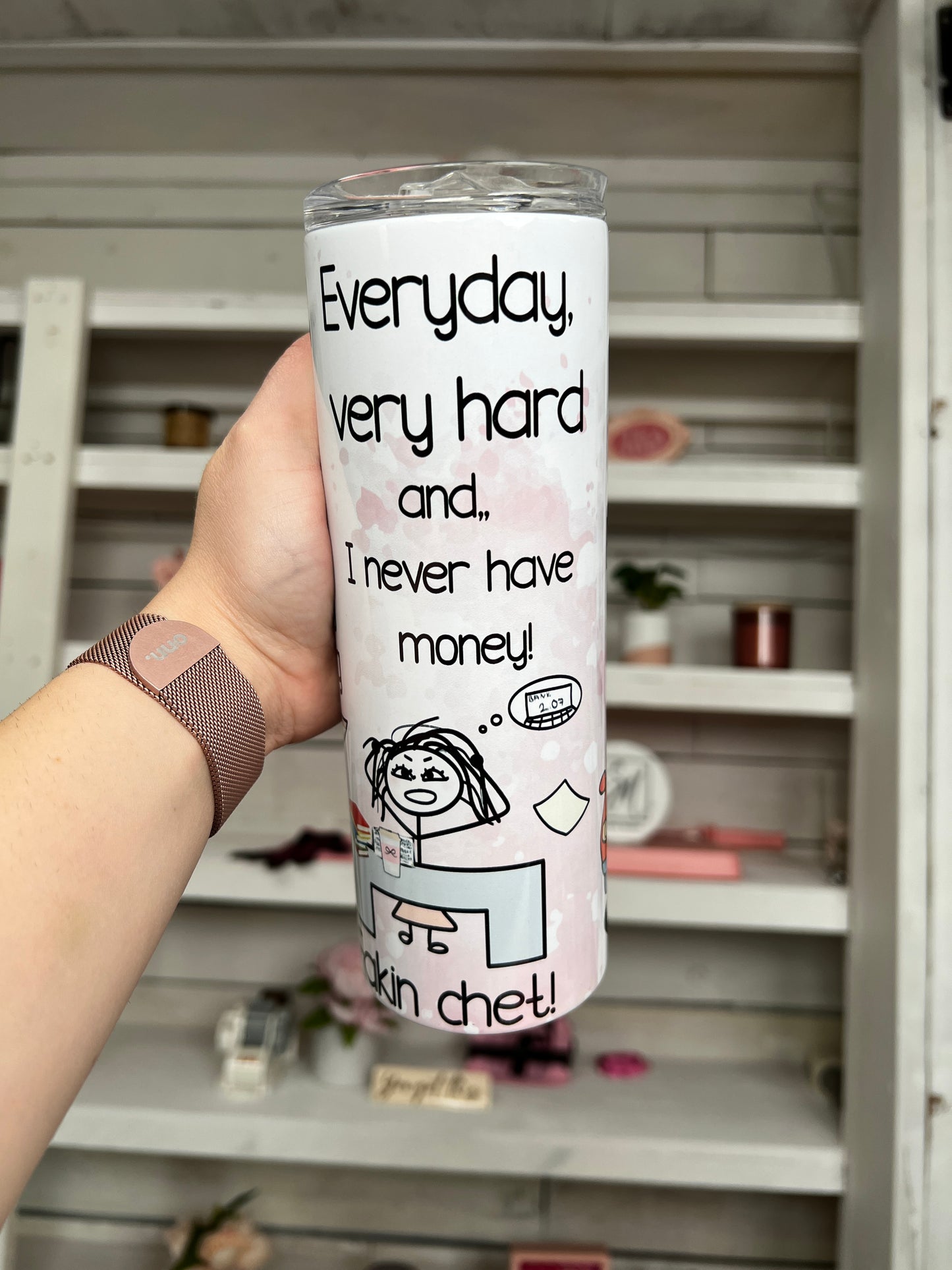 Don't Wanna Work Anymore Office 20oz Tumbler