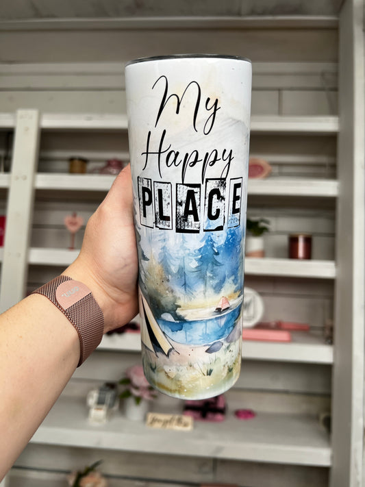 Happy Place 20oz Tumbler