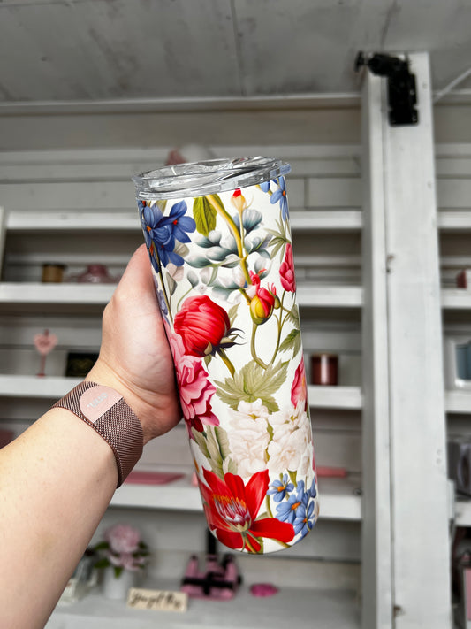 Flowers 20oz Tumbler